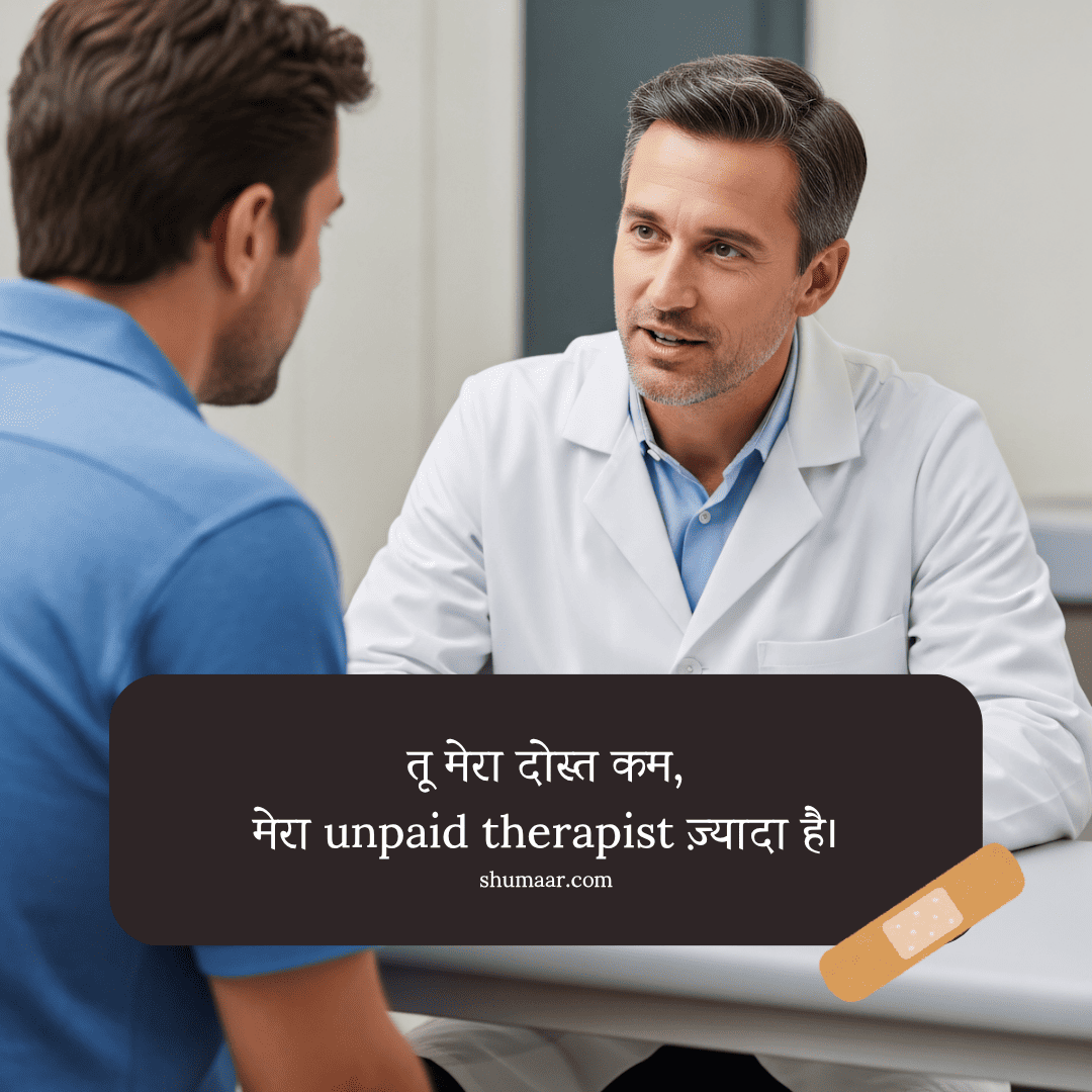 तू मेरा दोस्त कम, — dosti shayari hindi