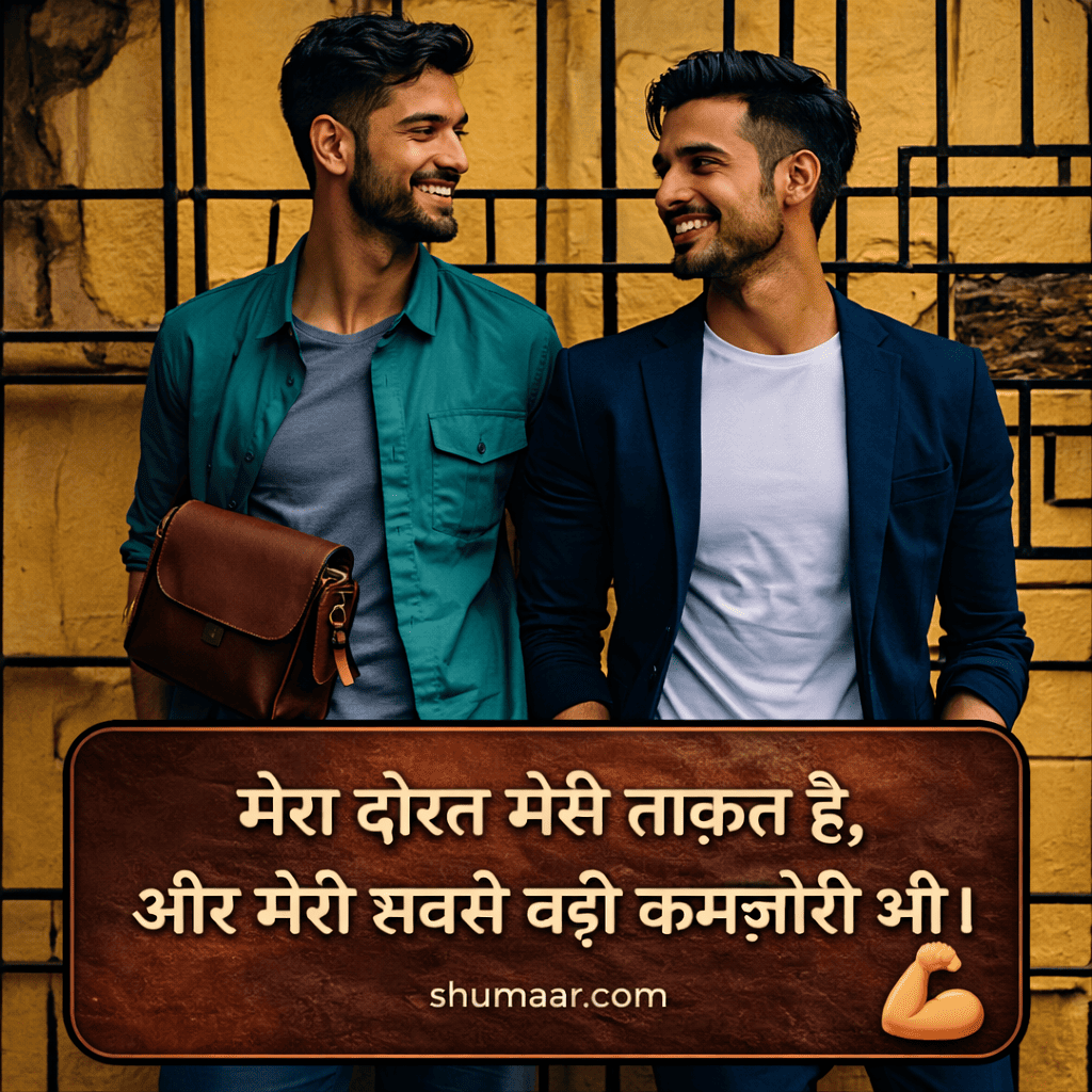 मेरा दोस्त मेरी ताक़त है, — dosti shayari hindi