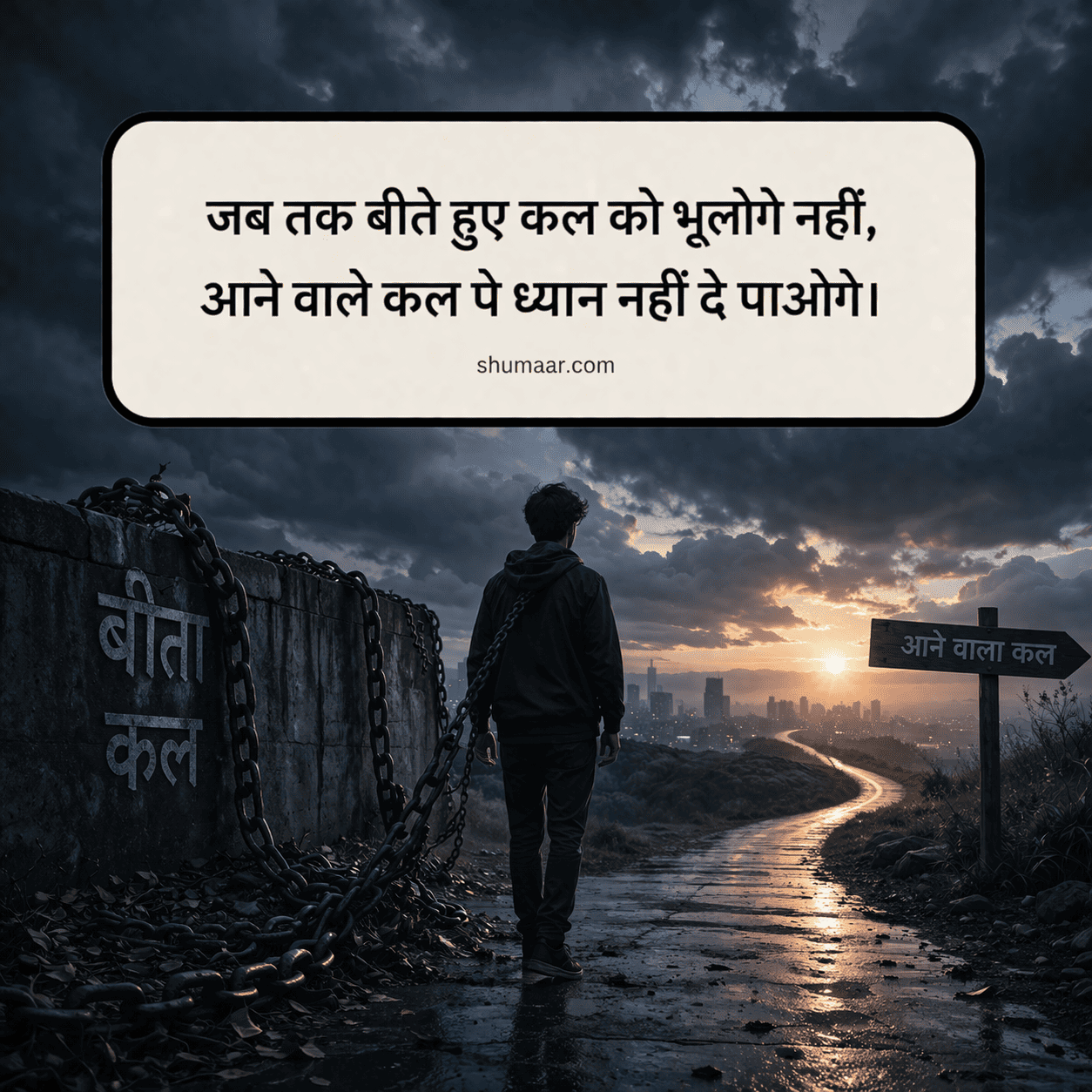 जब तक बीते हुए कल को भूलोगे नहीं — motivational thoughts in hindi