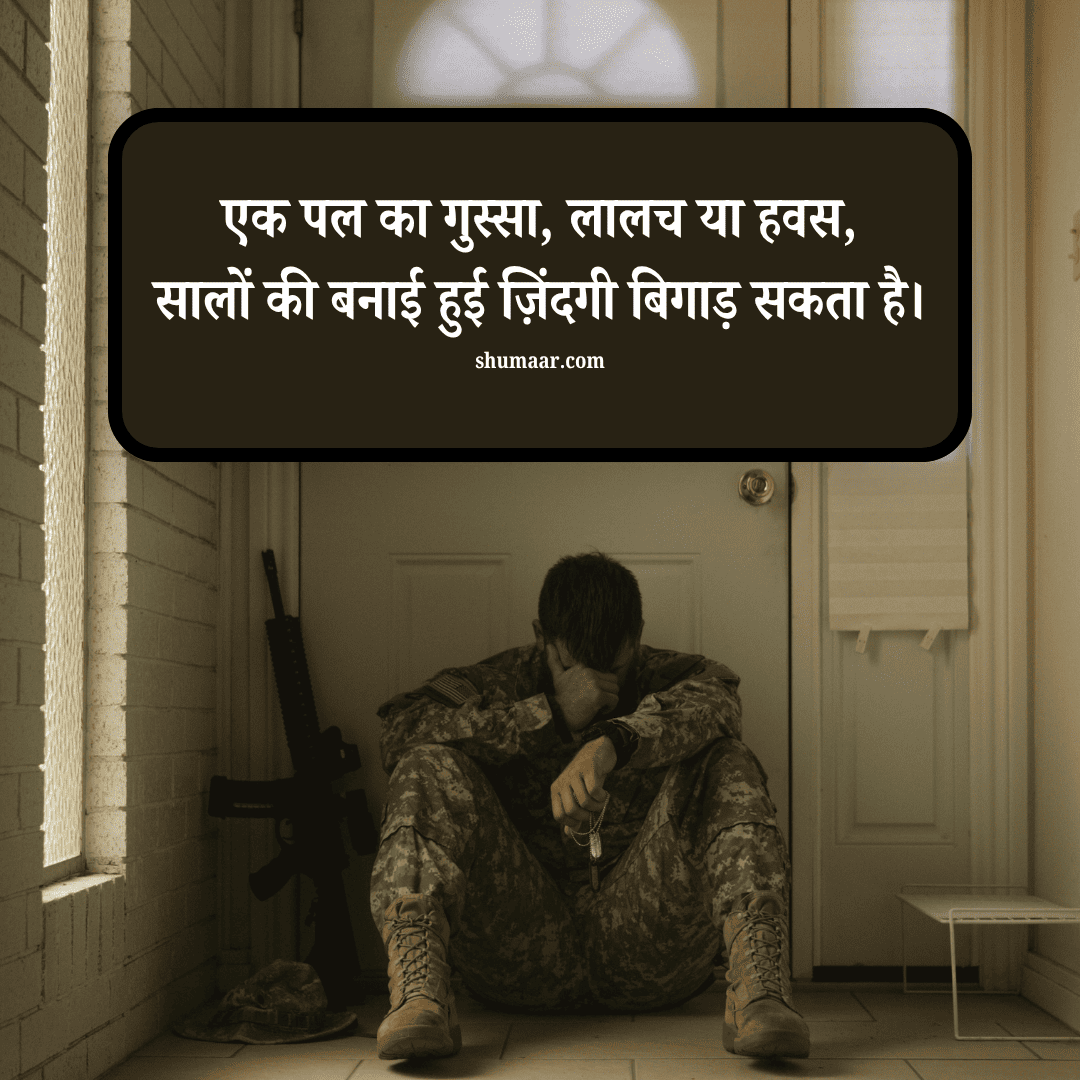 एक पल का गुस्सा लालच या हवस — motivational thoughts in hindi